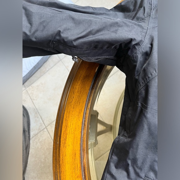 🌲COLUMBIA🌲- Black Omni-Heat Rain Shell Womens Large Used - Picture 3 of 13